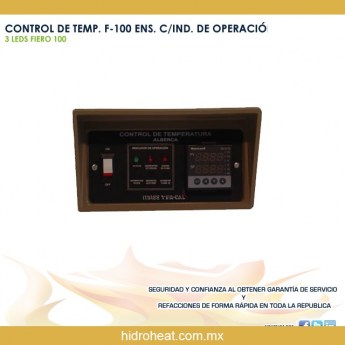 venta de refacciones para calentadores	CONTROL DE TEMPERATURA F 100 ENS C INDICADORES DE OPERACION 3 LEDS PARA EL FIERO 100